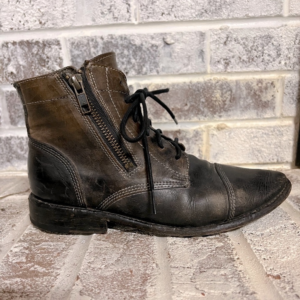 Bed Stu Cobbler Series Bonnie booties, size 7